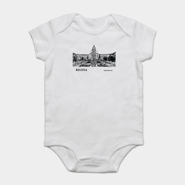 Regina Saskatchewan Baby Bodysuit by Lakeric